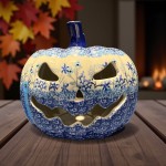 D40 Bunzlau Pompoen Lampion 2922 Pompoenen